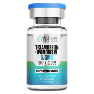 Tesamorelin 5mg + Ipamorelin 5mg (10mg Blend)